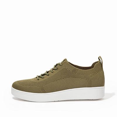 Fitflop Rally Airyknit - Sneaker Damen - Olivgrün Grün (ZTB836120)